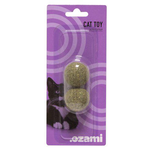Catnip baller til katt, 2stk -3.5 cm