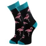 Flamingo-sokker i ulike Flamingo motiv og farger