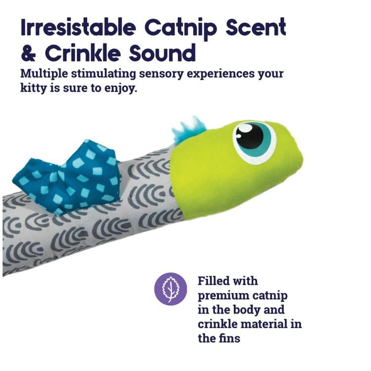 Petstages Catnip Crunch Fisk katteleke