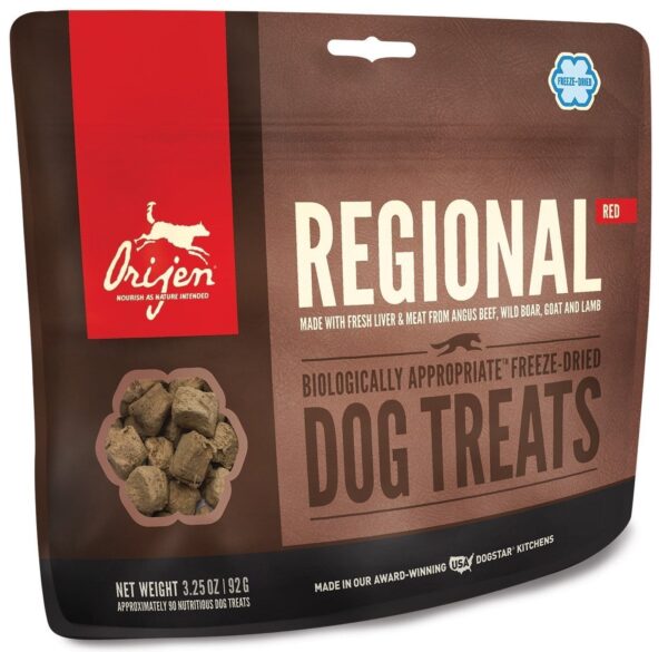 Orijen dog freeze dried treats Regional Red 42.5g