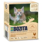 Bozita Feline Kitten med kylling 370gr Biter i gele