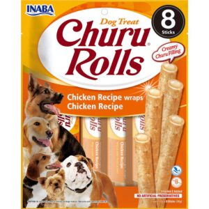 Inaba Churu snacks rull hund med Kylling, 8stk