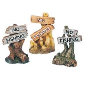 No Fishing Skilt 8cm