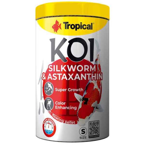 TROPICAL KOI SILKWORM&ASTAXANTHIN PELLET SIZE S