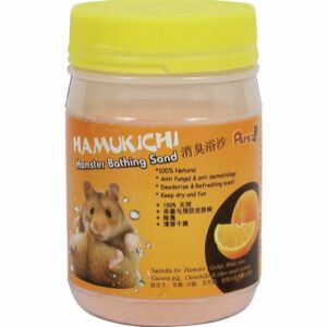 Hamukichi badesand til hamster med apelsinlukt