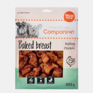 Kylling bryst bakt, Companion hund