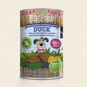 Little Big Paw Våtfôr Duck & Blueberry 390 g