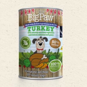 Little Big Paw Våtfôr Turkey, Broccoli, Carrot & Cranberries 390g