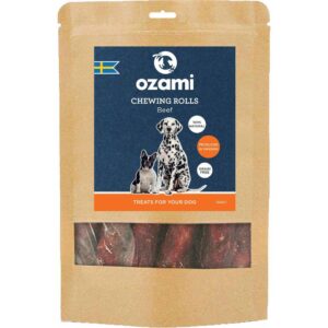 Ozami Premium Beef Roll Hundesnacks Tygg Storfe Rull
