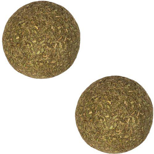 Catnip baller til katt, 2stk -3.5 cm