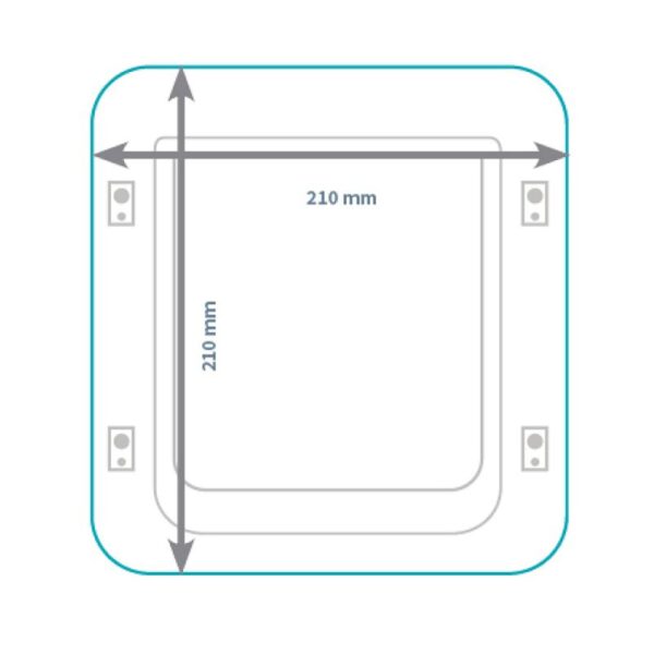 Kattedør Sureflap for Chip