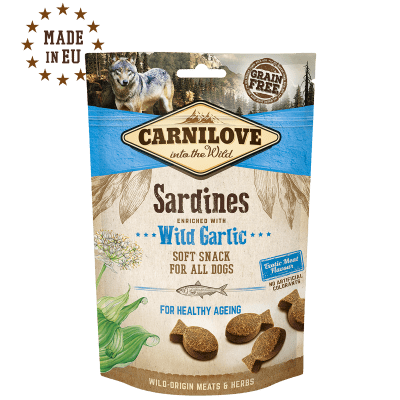 Carnilove Soft Snacks Hundesnacks Sardines & Wild Garlic