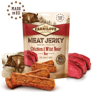 Carnilove Meat Jerky Bar Hundesnacks Kylling & Villsvin